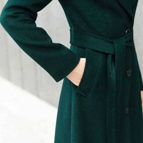 Women Winter Warm Wool Coat 2458#