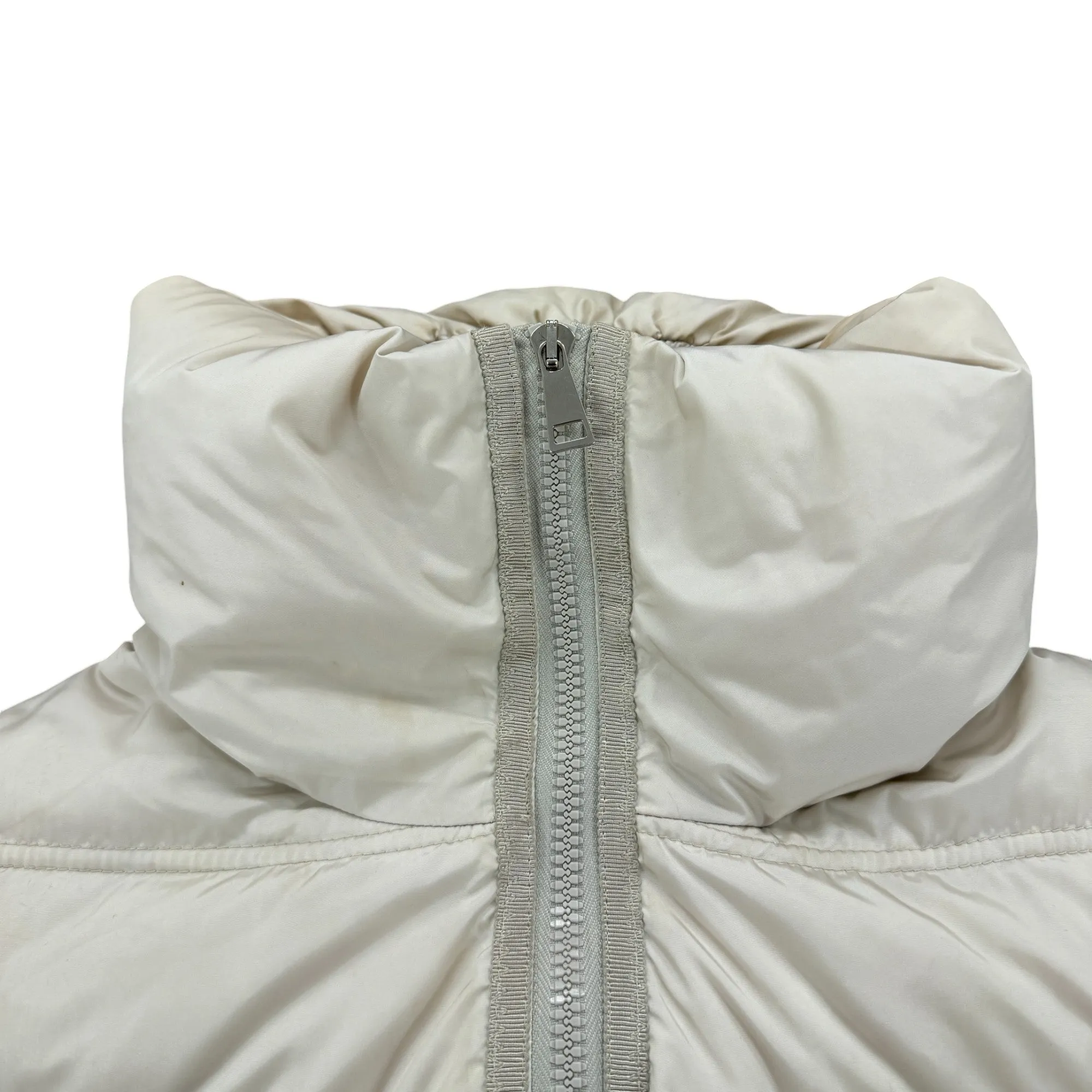 Women's Alouette Belted Down Jacket Cream Size 3 / UK 14