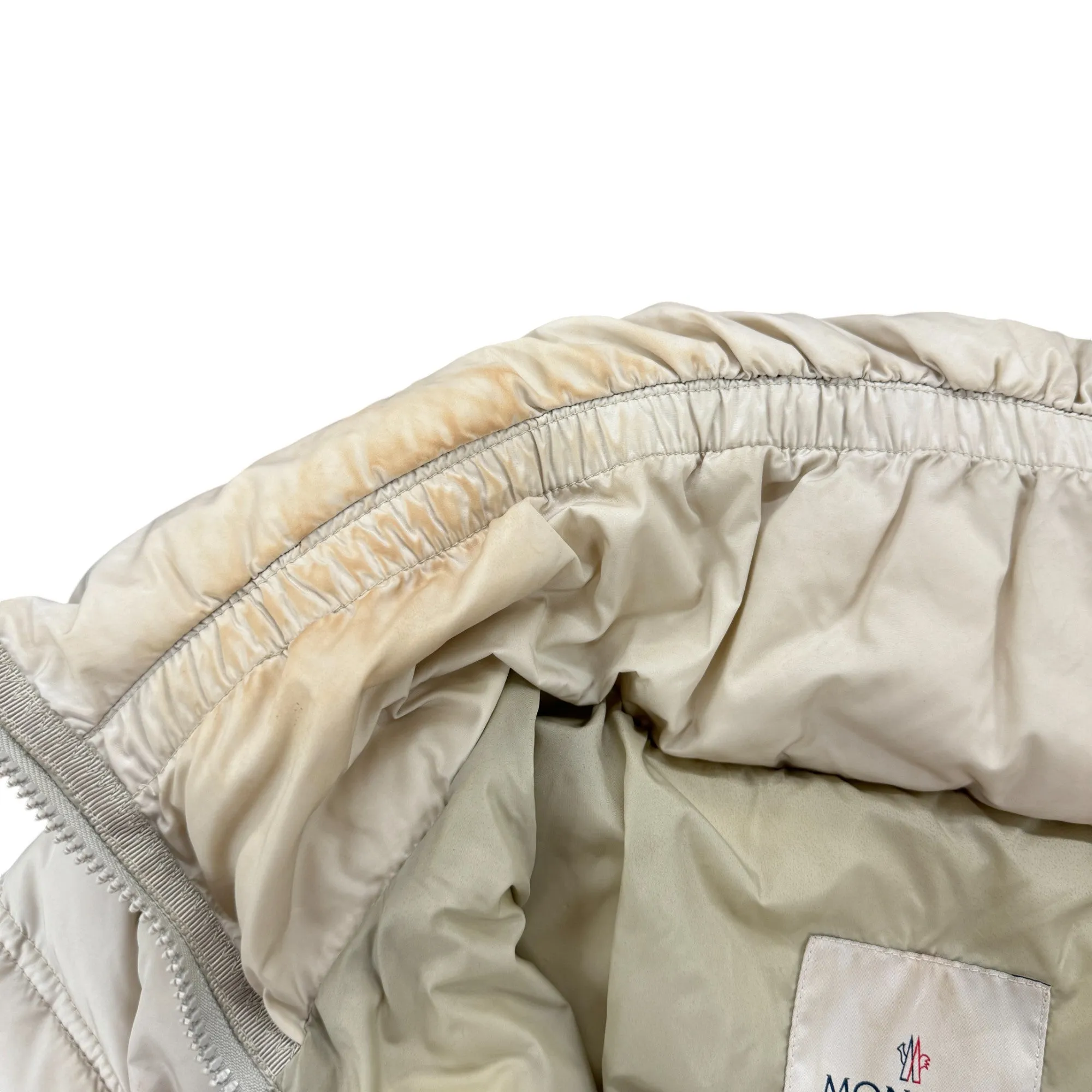 Women's Alouette Belted Down Jacket Cream Size 3 / UK 14